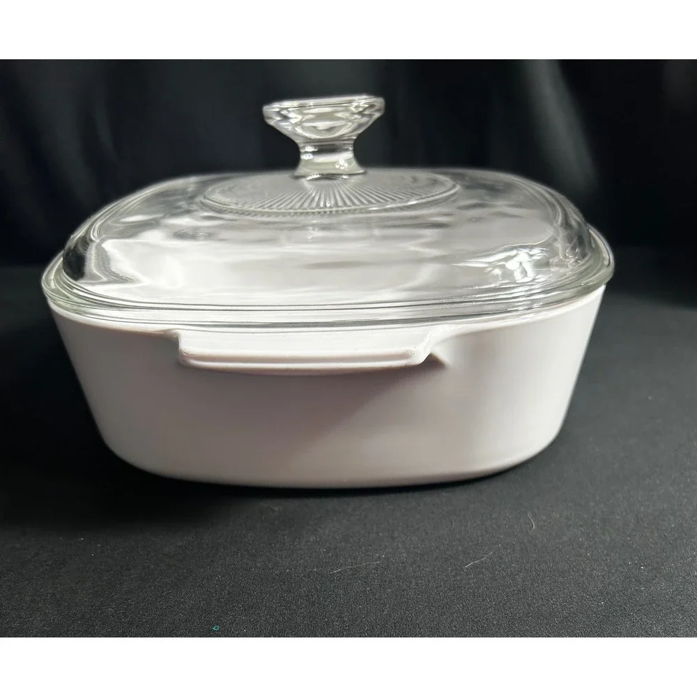 Corning Ware Pastel Bouquet A-2-B 2L Casserole Dish with Glass Lid Made in USA - Picture 6 of 12